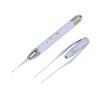 Aoaoy USB Rechargeable Ear Cleaner Earpick with Light, Stainless Steel Ear Wax Spoon Tweezer, Adjustable Clamp Head, Ear Wax Remover for Children Elderly Purple view 2