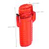 Plastic Lighter Cover Case, Compact Red Protective Sleeve for Storage view 2