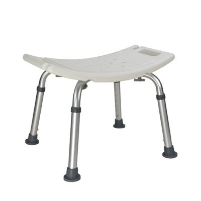 Adjustable Height Shower Stool for Seniors and Disabled Non Slip Bath Chair with 330Lbs Weight Capacity Safe and Comfortable Bathing Aid
