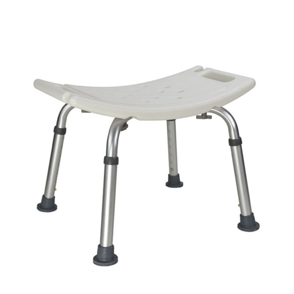 Adjustable Height Shower Stool for Seniors and Disabled Non Slip Bath Chair with 330Lbs Weight Capacity Safe and Comfortable Bathing Aid