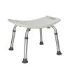 Adjustable Height Shower Stool for Seniors and Disabled Non Slip Bath Chair with 330Lbs Weight Capacity Safe and Comfortable Bathing Aid view 1