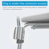 Adjustable Non Slip Shower Chair for Elderly and Disabled Aluminium Alloy Bath Stool with Backrest and Armrest White (No Pad)(White a,No pad) view 4