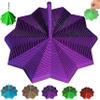 3D Printed Expanded Sensory Fidget Star with Handle - Fidgets Tool for Stress & Focus, 3-in-1 Decagram Honeycomb Fractal Design (Purper) view 1