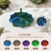 3D Printed Expanded Sensory Fidget Star with Handle - Fidgets Tool for Stress & Focus, 3-in-1 Decagram Honeycomb Fractal Design (Purper) view 3