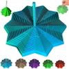 3D Printed Expanded Sensory Fidget Star with Handle - Fidgets Tool for Stress & Focus, 3-in-1 Decagram Honeycomb Fractal Design (Blue) view 1
