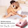 ZKXMCL Butt Cushion for Couples Pillow, Couple Hip Intimacy Pillow, Ergonomic Wedge Cushion Memory Foam Support Full Body Design to Deeper Connection, Multi Position Comfort for Bedr (Pink) view 3