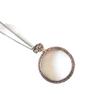 Necklace Magnifier 10X Reading Newspaper Hanging Magnifying Glass, to Send Elderly Light Magnifier/Silver view 1