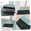 VALICLUD Household Broom and Dustpan with Long Ergonomic Handle Lightweight Wear Resistant Floor Cleaning Combo for Home Office Kitchen Non Damaging Convenient Two Dustpan Brush Kit in view 2