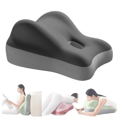 ZKXMCL Butt Cushion for Couples Pillow Couple Hip Intimacy Pillow, Ergonomic Wedge Cushion Memory Foam Support Full Body Design to Deeper Connection, Multi Position Comfort (Dark Gray)