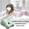 ZKXMCL Butt Cushion for Couples Pillow Couple Hip Intimacy Pillow, Ergonomic Wedge Cushion Memory Foam Support Full Body Design to Deeper Connection, Multi Position Comfort (Dark Gray) view 2