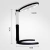 Reading Magnifier Magnifying Glass Desktop Folding Magnifying Glass, with LED Light Desktop HD, Handheld Light Expansion Lens, White, Stationery Office Supplies Handheld Magnifying view 2