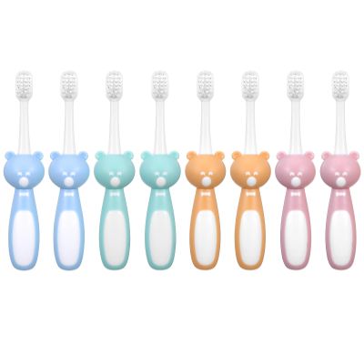 ValueBargain 8Pcs Bear Design Toothbrush Set with Travel Covers, Soft Bristles for Adults & Travel - Novelty Cartoon Style (Suitable for Ages 15 and Above)