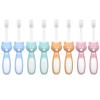ValueBargain 8Pcs Bear Design Toothbrush Set with Travel Covers, Soft Bristles for Adults & Travel - Novelty Cartoon Style (Suitable for Ages 15 and Above) view 1