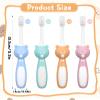 ValueBargain 8Pcs Bear Design Toothbrush Set with Travel Covers, Soft Bristles for Adults & Travel - Novelty Cartoon Style (Suitable for Ages 15 and Above) view 2