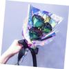 OUNONA 20PCS Iridescent Cellophane Packing Paper for Flower Bouquet and Gift Wrapping Tear Resistant Floral Wrap for Weddings Birthdays DIY Crafts Festival Decorations view 4