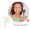 PENIKOKO 3Pcs Toothbrush with Soft Bristles and Ergonomic Silicone Handles Cartoon Panda Design Safe Toothbrushes for Cleaning and Travel Use Random Color view 3