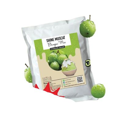(Pack of 4 bags x 1 kg) Bingsu Powder (Korean Shaved Ice Base), Mix with 3 L Water, Works with Block-Mold and Pour-In Machines, Made with New Zealand Milk Powder, Multiple Flavors Available (Mascat)