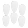 PACKOVE 3 Pairs Transparent Gel Heel Pads Non Skid Shoe Heel Grips Shock Absorb Cushions for Comfortable Foot Support and Relief in Shoes view 1