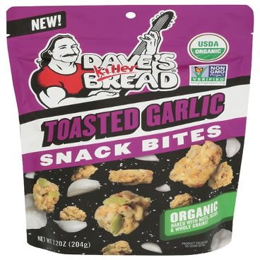 Daves Killer Br Ead Bites Garlic Baked 7.2 oz (Pack of 6)