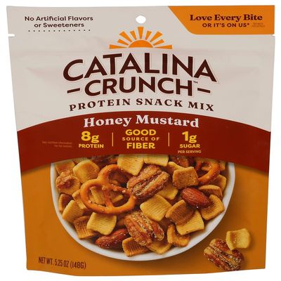 Catalina Crunch Snack Mix Honey Mustard 5.25 oz (Pack of 6)