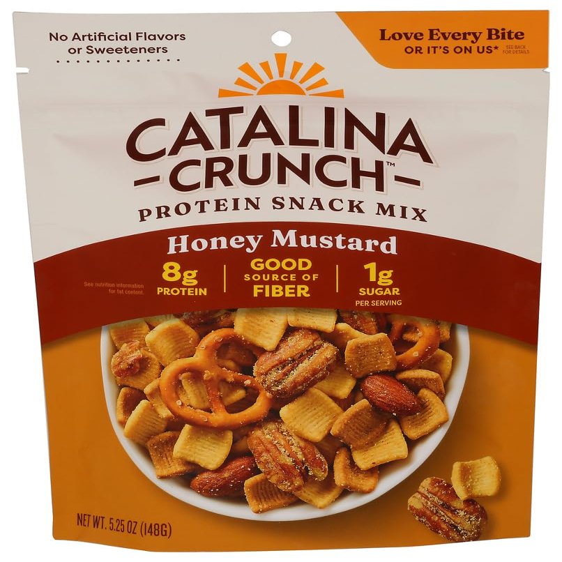 Catalina Crunch Snack Mix Honey Mustard 5.25 oz (Pack of 6)
