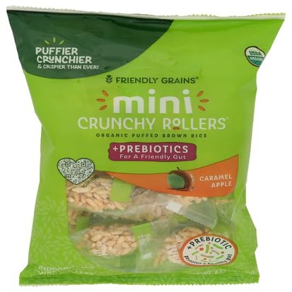 Friendly Grains Rollers Mini Caramel Apple 2.75 oz (Pack of 6)