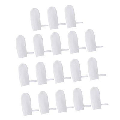 SOESFOUFU Gauze Finger Toothbrushes Mouth Cleaners Soft Oral Care for Teeth Gums and Tongue with Drawstring for Newborns