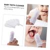 SOESFOUFU Gauze Finger Toothbrushes Mouth Cleaners Soft Oral Care for Teeth Gums and Tongue with Drawstring for Newborns view 4