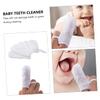 HONMEET Finger Brush Gauze Oral Toothbrush Soft Teeth Cleaner for Newborns with White view 4