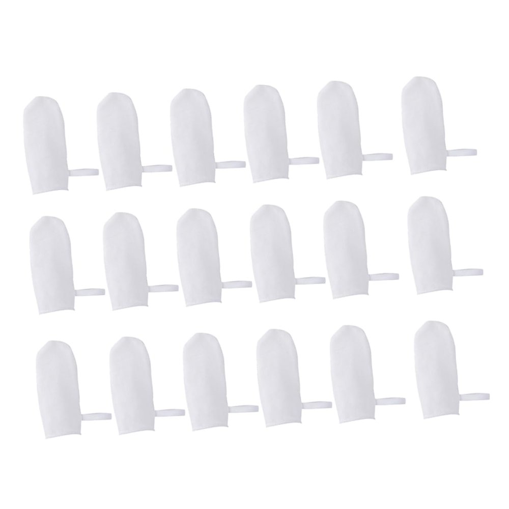 BUTIFULSIC Oral Gauze Finger Toothbrush with Ring Design for Tongue and Teeth Cleaning Gauze for Newborns
