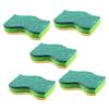 Mikinona 5Pcs Wood Pulp Dish Sponges Double Sided Kitchen Cleaning Sponge for Washing Dishes Non Oil Stain Resistant Quick Dry Tableware Scrub Cloths view 1