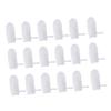 PACKOVE Oral Gauze Finger Toothbrushes Soft Gauze Cleaners for Teeth Tongue Gums Ring Design Safe White Oral Care Tool view 1
