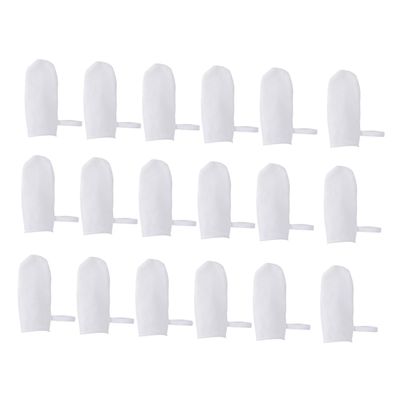 MUCKLILY Oral Mouth Cleaners Gauze Finger Toothbrushes Soft Tongue Gum Cleaner for Newborns and Safe White