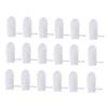 MUCKLILY Oral Mouth Cleaners Gauze Finger Toothbrushes Soft Tongue Gum Cleaner for Newborns and Safe White view 1