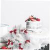 ETHZZLE Artificial Berry Candle Wreath Garland Christmas Centerpiece Decor with Realistic Red Berries and Green Leaves Mini Festive Candle Ring for Holiday Table and Home Decoration view 4