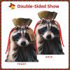 SXOOGE cute raccoon (1) Gift Bag with Handles and tag, Perfect for Christmas, Birthday, Wedding or Daily Gift - (M) view 3