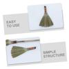 BELLIFFY Small Flexible Desk Broom with Handle Wooden Compact Dust Whisk for Kitchen Office Home Cleaning Practical Desktop Sweeper for Furniture and Window Blinds view 3