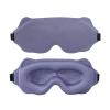 3D Sleep Mask, Adjustable Blackout Eye Mask with No Pressure Design, Pink, for Travel and Napping (Purple) view 1
