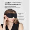 3D Sleep Mask, Adjustable Blackout Eye Mask with No Pressure Design, Pink, for Travel and Napping (Purple) view 3