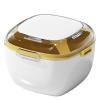 Denture Bath Case Cup, Denture Cleaning Cup With Lid, Leakproof Retainer Case, Double-Layer Soaking Bath For Braces, Mouth Guards, Travel-Friendly Design For Home, Car, Bureau view 1
