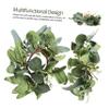 Eucalyptus Candle Rings Wreaths 2 Pcs for Tabletop Decor view 4