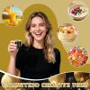 Pineburg 100 Pack 2oz Black Gold Plastic Shot Glasses - Graduation Party Cups, Elegant Spring Celebration Disposable Cups for Easter, Graduation Ceremonies view 4