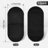 12pcs Eye Patches,Reusable Non-Woven Fabric Eye Patches for Adults and Kids (Large Size Black) view 2
