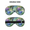 SEADANCE Hummingbird Flower Sleep Mask Adjustable Sleep Eye Mask Blindfold Eyeshade Blackout Eye Cover for Deep Rest Travel Nap view 2