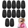 12pcs Eye Patches,Reusable Non-Woven Fabric Eye Patches for Adults and Kids (Medium Size Black) view 1