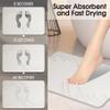 ZIKIBL Stone Bath Mat Diatomaceous Earth Shower Mat Super Absorbent Non-Slip Diatomite Stone Bath Mats for Bathroom Floor Quick-Drying Natural Easy to Clean24 * 16'' view 3