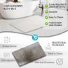 ZIKIBL Stone Bath Mat Diatomaceous Earth Shower Mat Super Absorbent Non-Slip Diatomite Stone Bath Mats for Bathroom Floor Quick-Drying Natural Easy to Clean24 * 16'' view 4