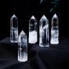 10Pcs 2.75-3.15in Clear Quartz Crystal Points - Hexagonal Prism Healing Stones for Home Decor, Meditation & Energy Enhancement view 1