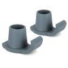 Eotufuir Walker Ski Glides for Folding Walkers - Universal Walker Glide Caps & Sliders, Walker Feet Glides, Ideal Mobility Walker Accessories for Seniors (2Pack, Gray) view 1