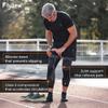 FLYTEX Knee Compression Sleeves Pain & Injury Relief for Knees Osteoarthritis, Meniscus Tear, Cruciate Ligament, IT Band Syndrome Ideal for Running, Hiking, Cycling, Fitness, Basketball (Grey, M) view 4